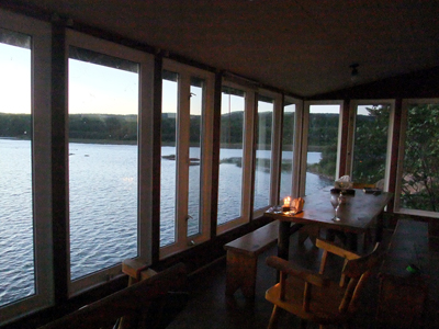 Ginger's cabin: interior sunroom